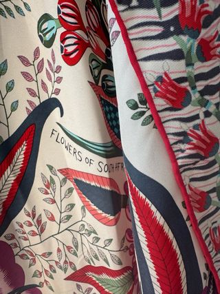 Pañuelo Hermes Seda Multicolor Vintage