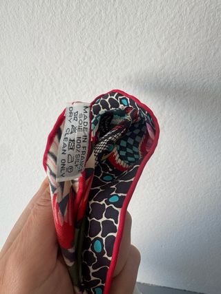Pañuelo Hermes Seda Multicolor Vintage