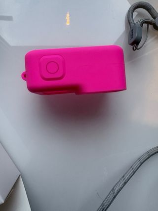 Custodia silicone rosa e Laccetto LIMITED EDITION