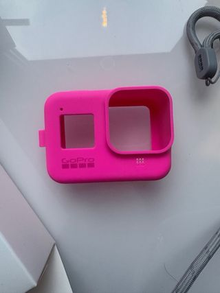 Custodia silicone rosa e Laccetto LIMITED EDITION