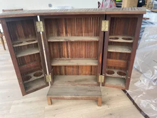 Bar Plegable Madera Teca Exterior