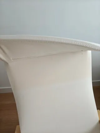 Sedia a dondolo songmics Beige in legno