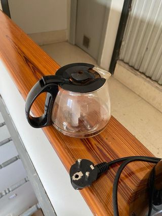 Cafetera 6 tazas negra