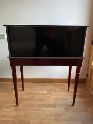 Escritorio vintage caoba diseño acordeón