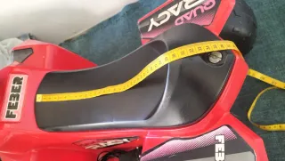 Quad eléctrico infantil rojo