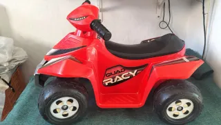 Quad eléctrico infantil rojo