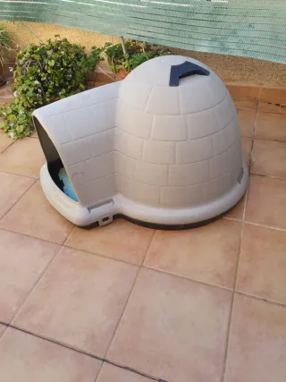 Caseta exterior iglu.