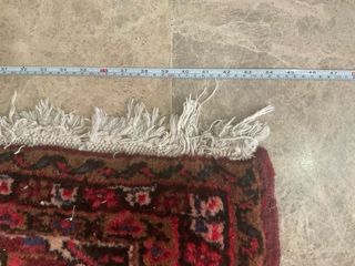 Alfombra de lana roja y morada Persian Wool Carpe