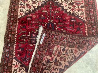 Alfombra de lana roja y morada Persian Wool Carpe