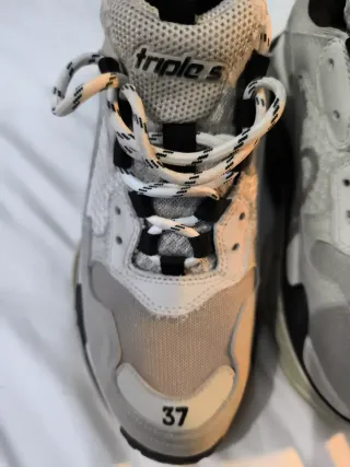 Zapatillas Balenciaghaaa Triple S Beige/Gris