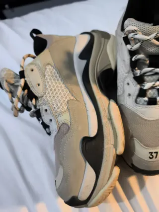 Zapatillas Balenciaghaaa Triple S Beige/Gris