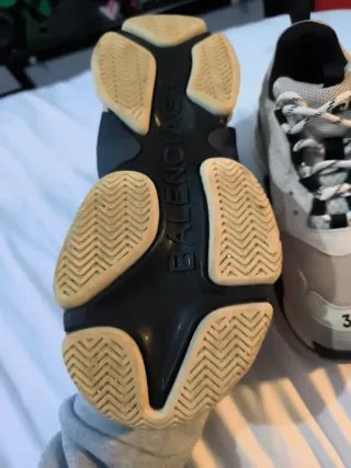 Zapatillas Balenciaghaaa Triple S Beige/Gris