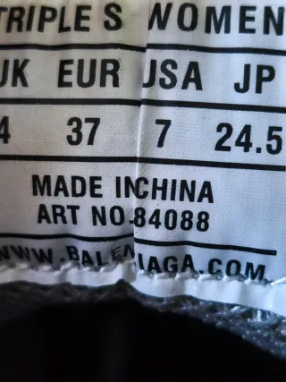 Zapatillas Balenciaghaaa Triple S Beige/Gris