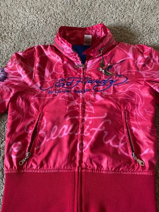 Chaqueta Ed Hardy Original Rosa/Roja