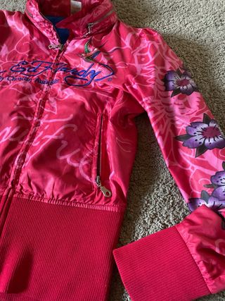 Chaqueta Ed Hardy Original Rosa/Roja