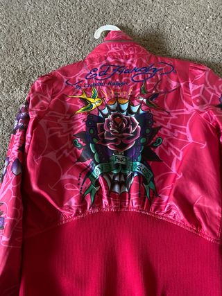 Chaqueta Ed Hardy Original Rosa/Roja