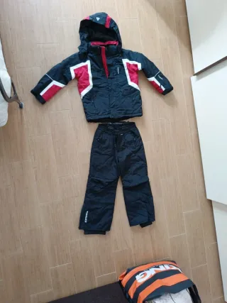 Tuta sci bambino 5/6 anni giacca e pantalone