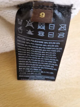 Cardigan Trussardi panna e rosa 9 mesi