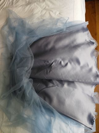 Falda Tul Mujer Azul Talla Única