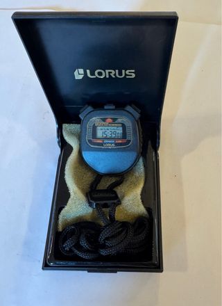 Cronometro Lorus R23001-9 Vintage con Scatola