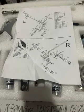 Estriberas retrasadas universales cromadas