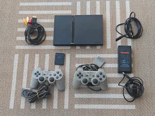 Consola PS2 Slim Nera + Accessori