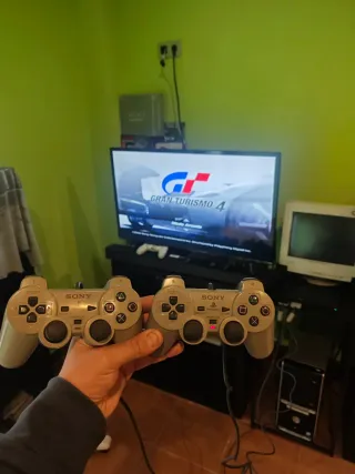 Consola PS2 Slim Nera + Accessori