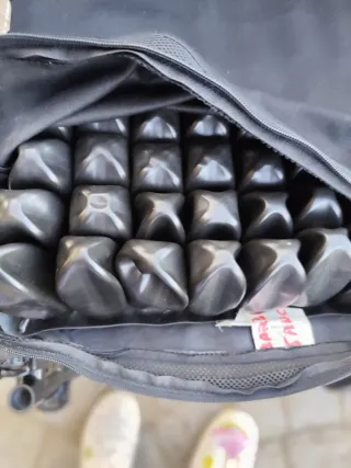 Silla ruedas anatómica plegable