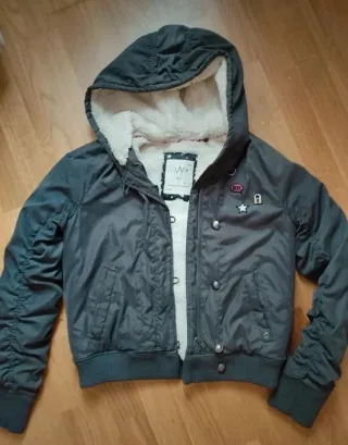 Chaqueta Bomber IKKS Gris Talla S