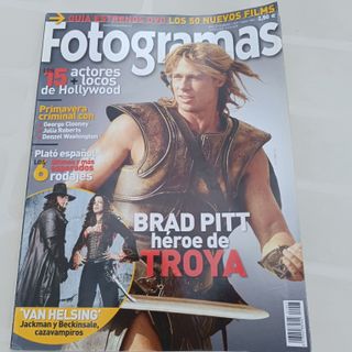 Revista Fotogramas Troya - Brad Pitt