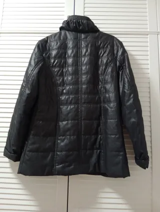 Parka negra mujer Duvami