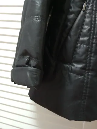 Parka negra mujer Duvami