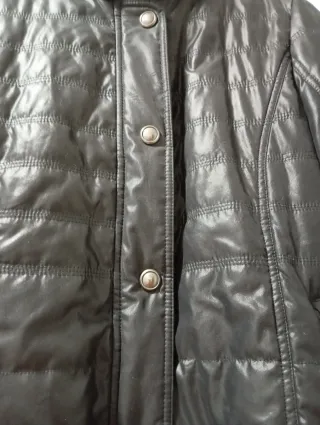 Parka negra mujer Duvami