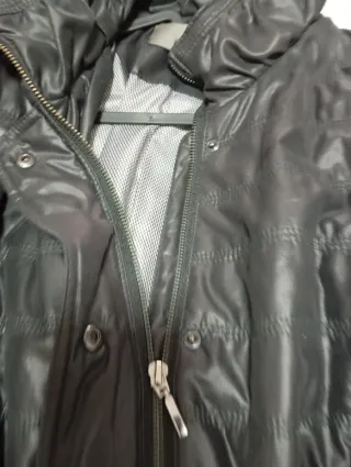 Parka negra mujer Duvami