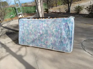 Somier plegable 190x90 mas colchon