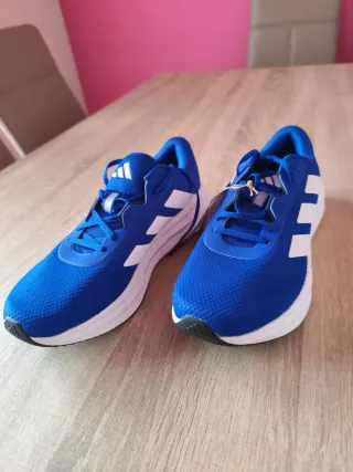 Zapatillas Adidas Running Azul y Blanco