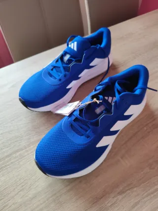 Zapatillas Adidas Running Azul y Blanco