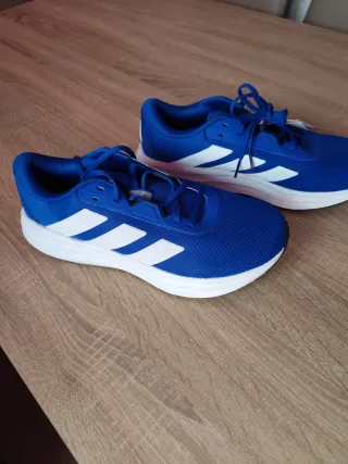 Zapatillas Adidas Running Azul y Blanco