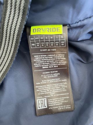 Chaqueta Esquí Burton Infantil Arcoíris