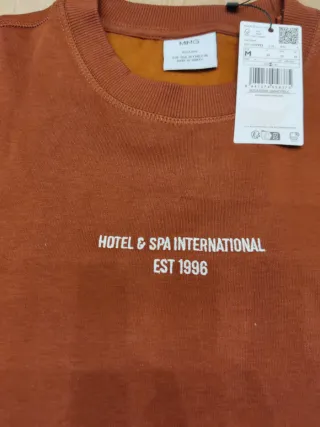 Felpa Mango Bordeau M Nuova con Cartellino