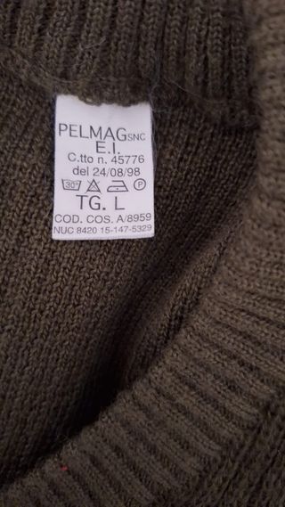 Maglione verde militare taglia L