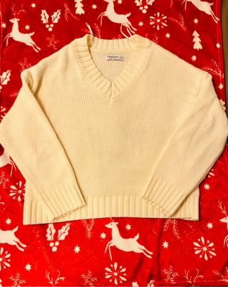 Jersey Stradivarius cuello pico