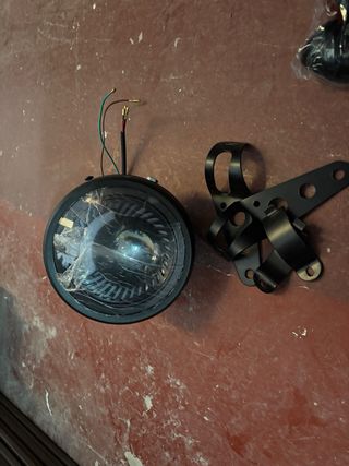 Conjunto luces moto: faro, intermitentes, piloto