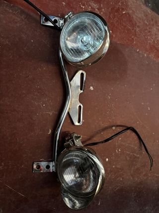 Conjunto luces moto: faro, intermitentes, piloto