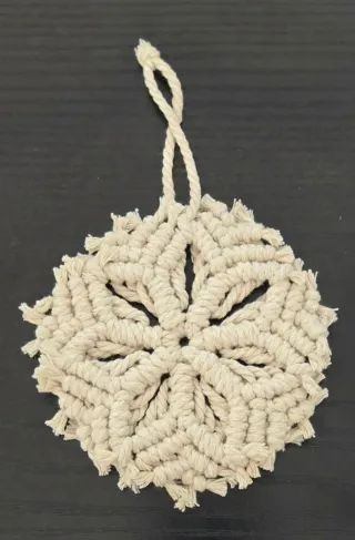 Decorazioni Natalizie Artigianali Fiocco di Neve