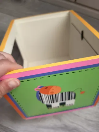 Caja de madera álbum de fotos Pórtico