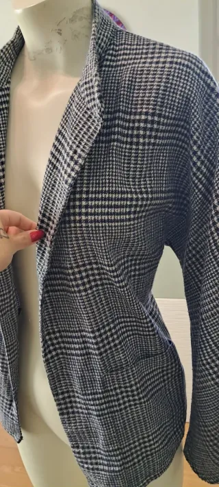 Giacca 100% Lana Principe di Galles