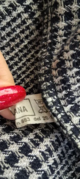 Giacca 100% Lana Principe di Galles