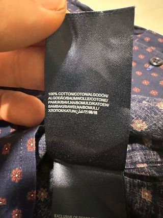 Camisa Tommy Hilfiger Manga Larga Talla M