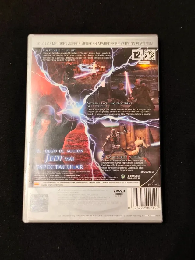 Star Wars Episódio 3 Vingança dos Sith. Ps2.
